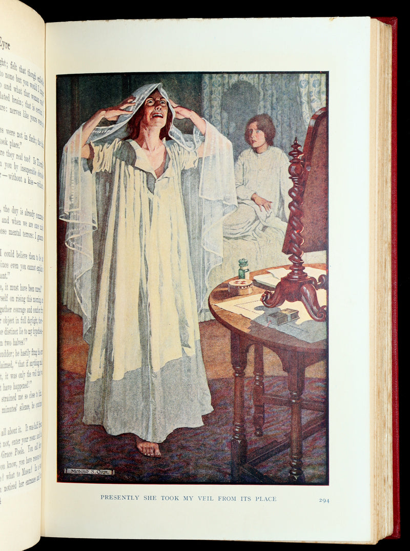 1921 First Illustrated Edition by Monro S. Orr - Jane Eyre by Charlotte Bronte