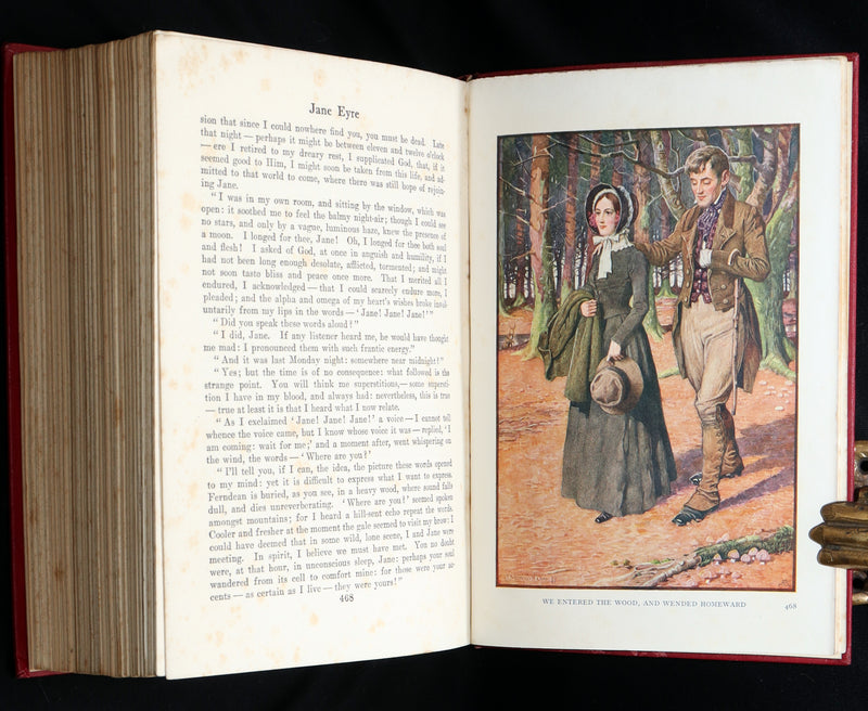 1921 First Illustrated Edition by Monro S. Orr - Jane Eyre by Charlotte Bronte