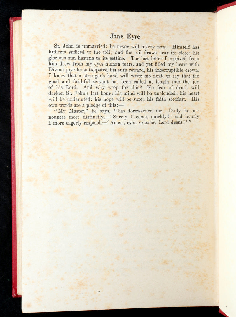 1921 First Illustrated Edition by Monro S. Orr - Jane Eyre by Charlotte Bronte