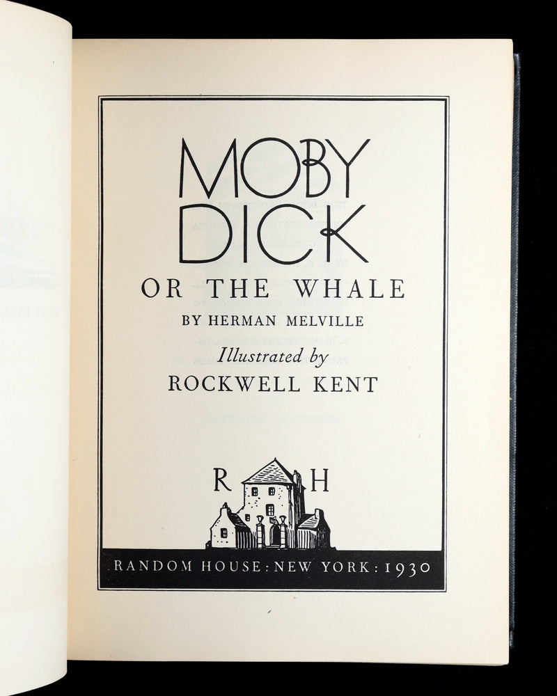 1930 Rare First Edition - Moby Dick by Melville illustrated by Rockwell Kent