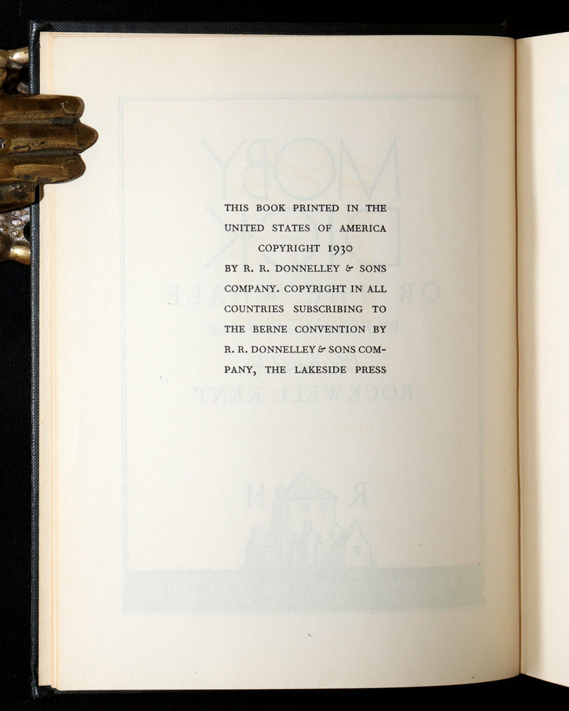 1930 Rare First Edition - Moby Dick by Melville illustrated by Rockwell Kent
