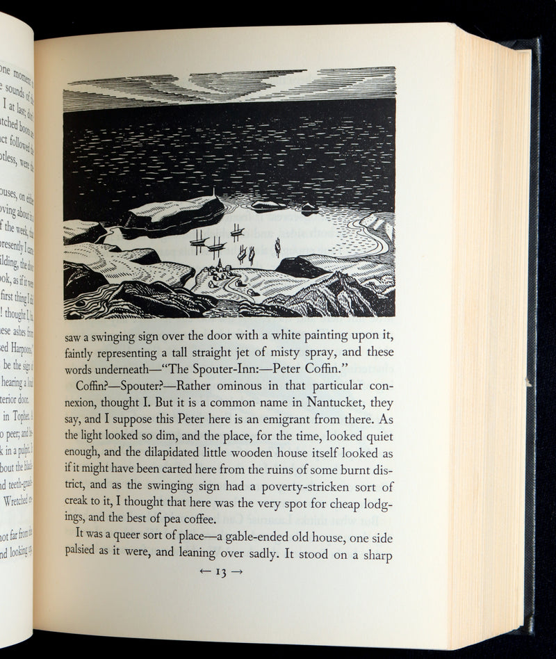 1930 Rare First Edition - Moby Dick by Melville illustrated by Rockwell Kent