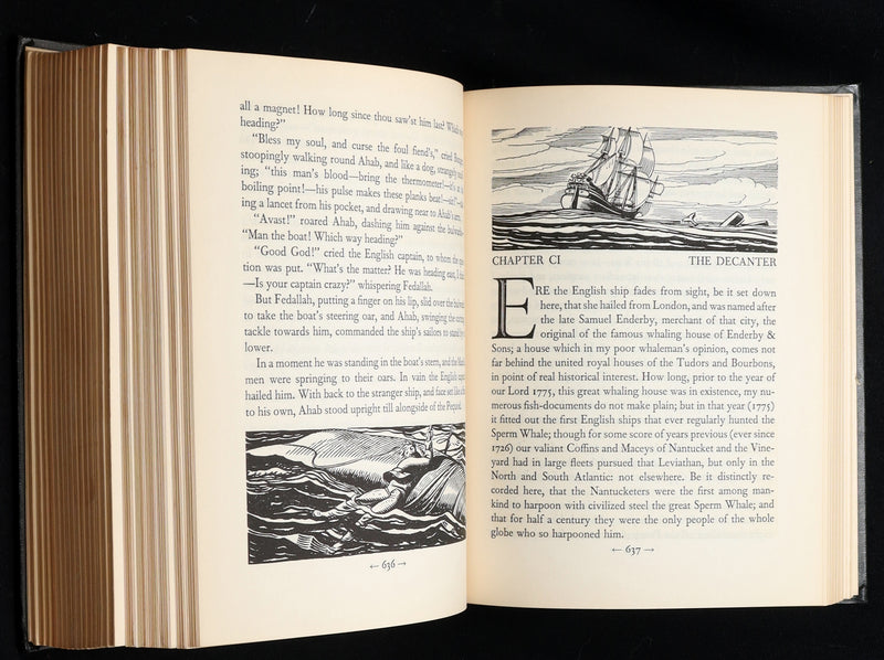 1930 Rare First Edition - Moby Dick by Melville illustrated by Rockwell Kent