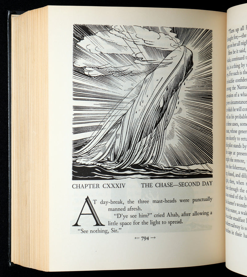 1930 Rare First Edition - Moby Dick by Melville illustrated by Rockwell Kent