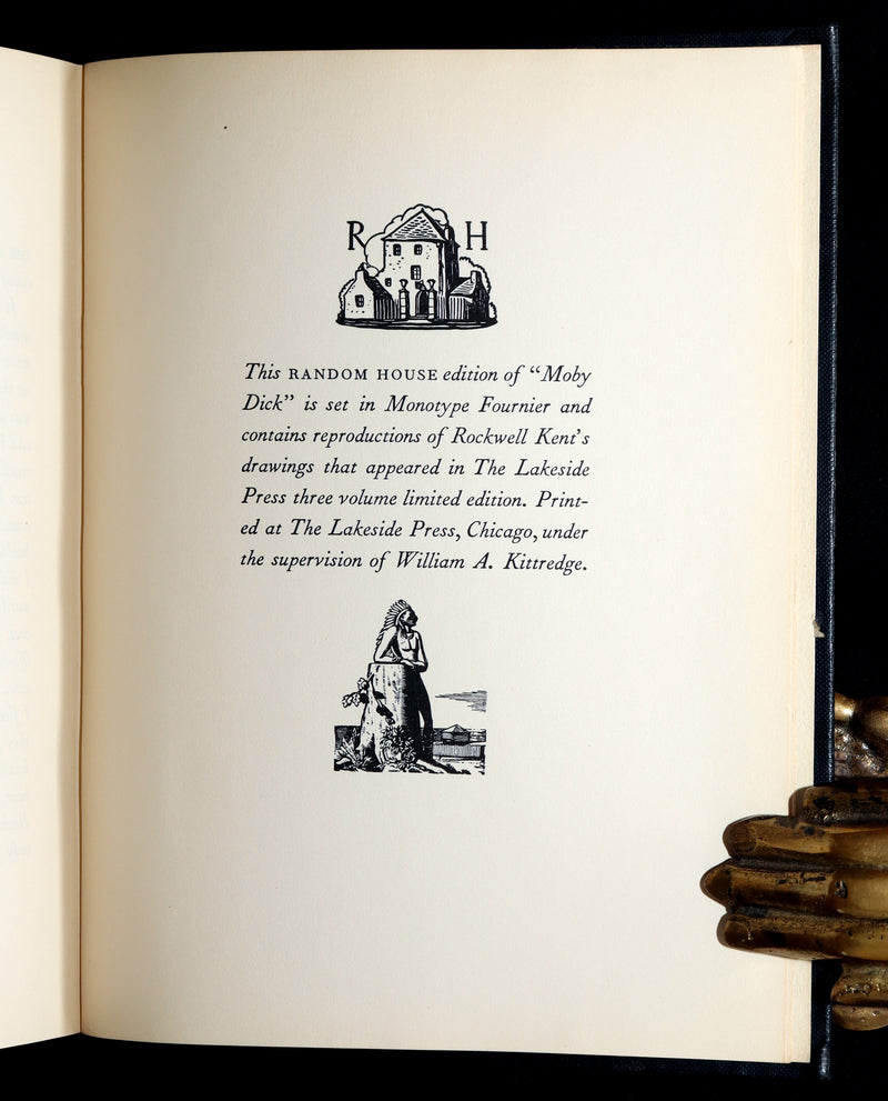 1930 Rare First Edition - Moby Dick by Melville illustrated by Rockwell Kent