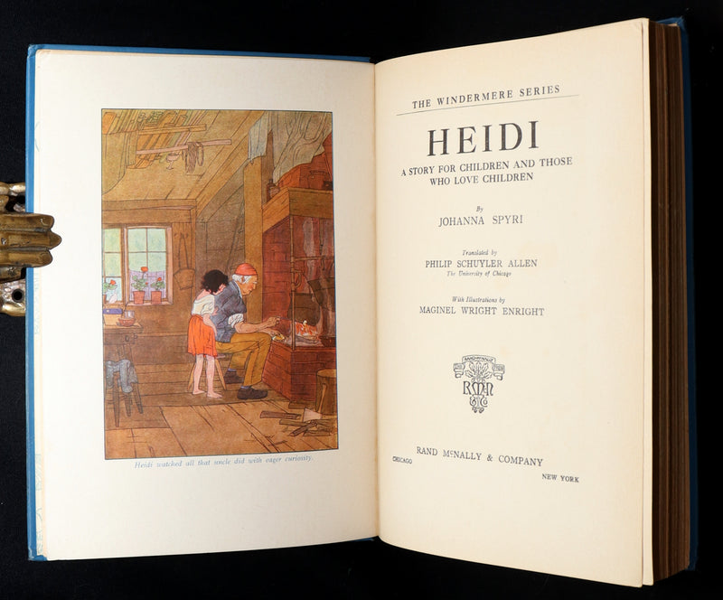 1921 First Edition illustrated by Maginel Wright Enright- Heidi by Johanna Spyri