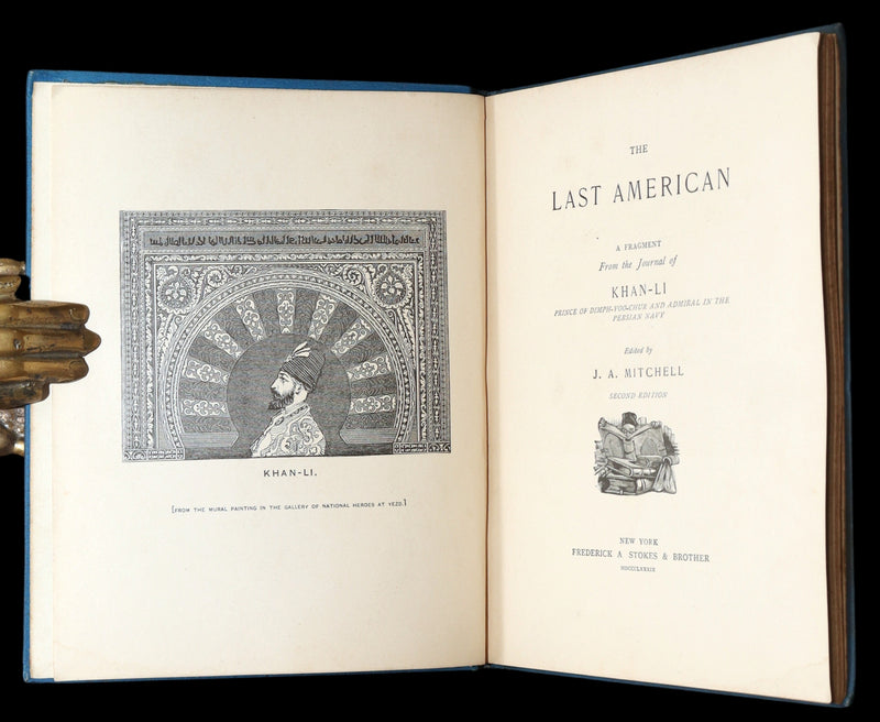1889 Rare Precursors of Science Fiction - The Last American by J.A. Mitchell