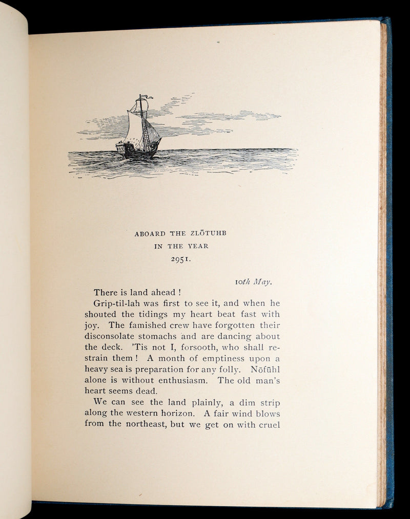1889 Rare Precursors of Science Fiction - The Last American by J.A. Mitchell