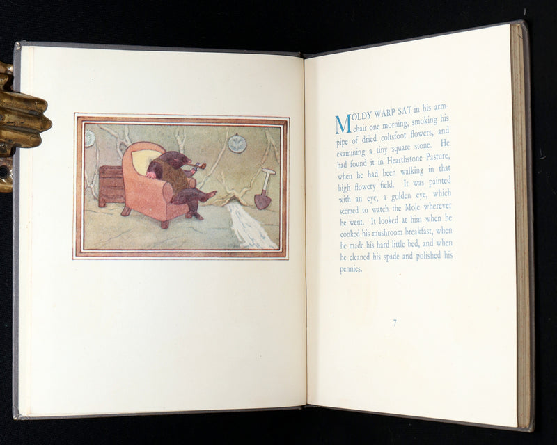 1940 Rare First Edition - Moldy Warp the Mole Illustrated by Margaret Tempest