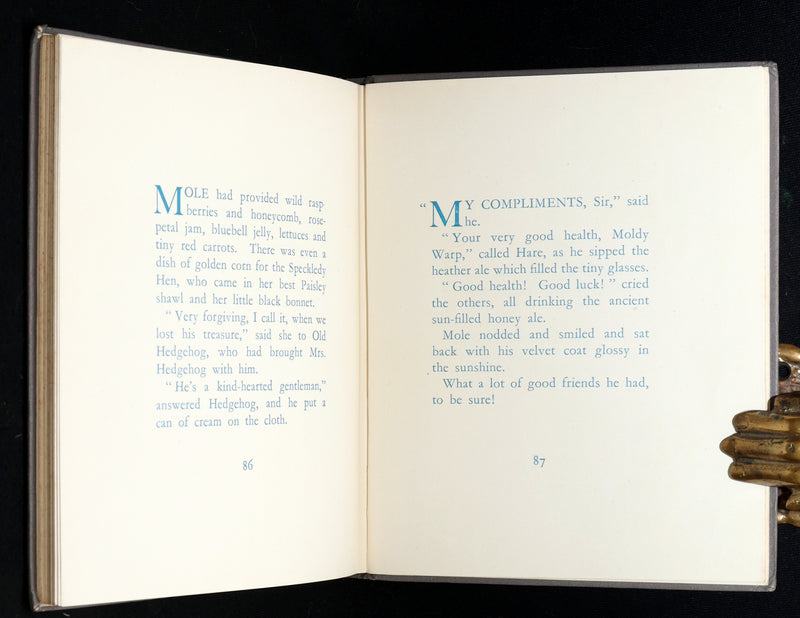 1940 Rare First Edition - Moldy Warp the Mole Illustrated by Margaret Tempest