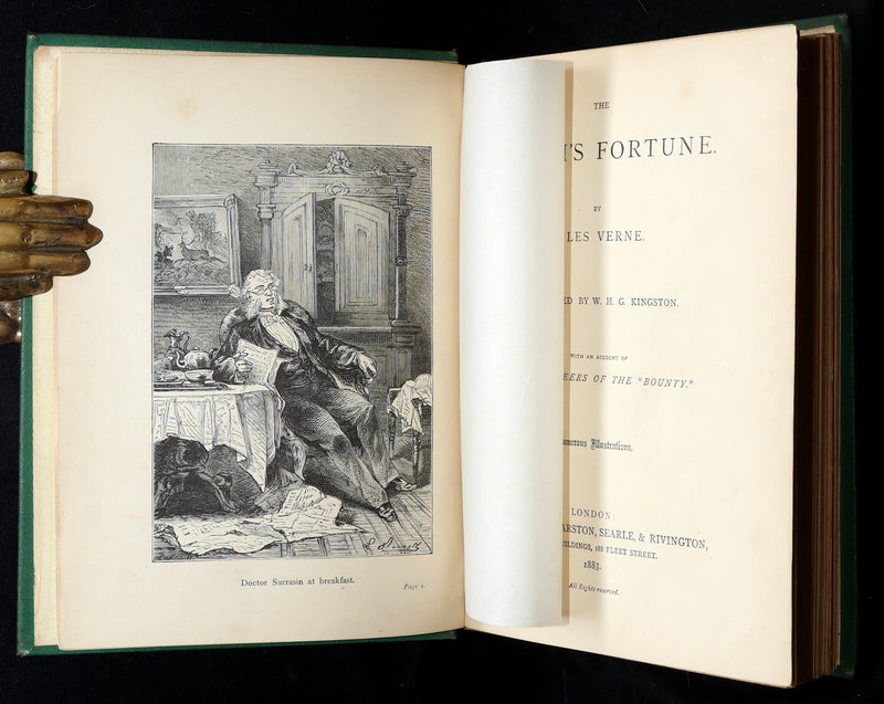 1882 Rare Edition- Jules Verne The Begum's Fortune With Mutineers of the Bounty