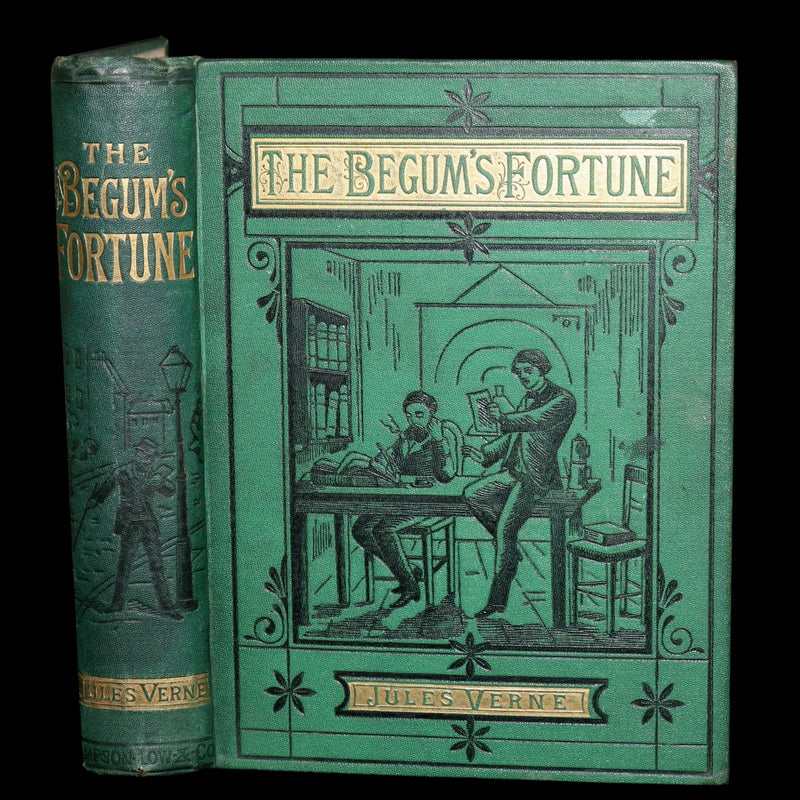 1882 Rare Edition- Jules Verne The Begum's Fortune With Mutineers of the Bounty