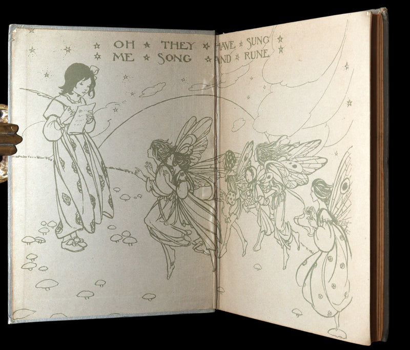 1912 Rare First Edition - Elfin Song, Verse and Pictures by Florence Harrison