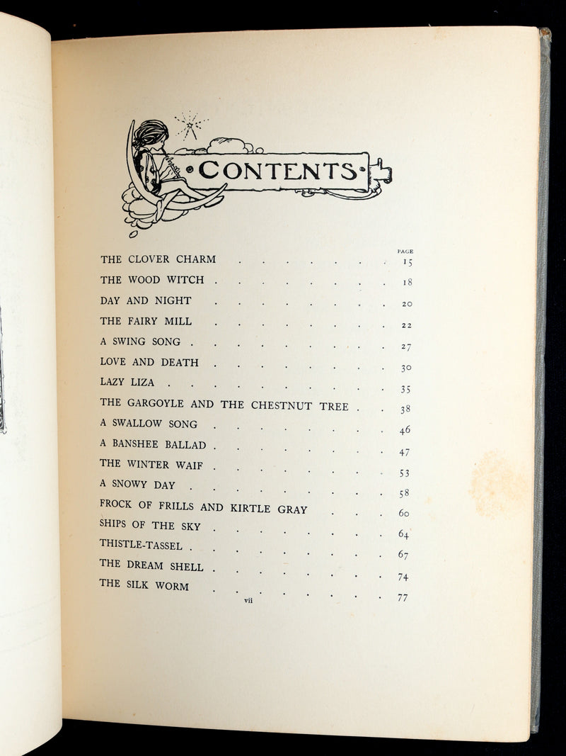 1912 Rare First Edition - Elfin Song, Verse and Pictures by Florence Harrison