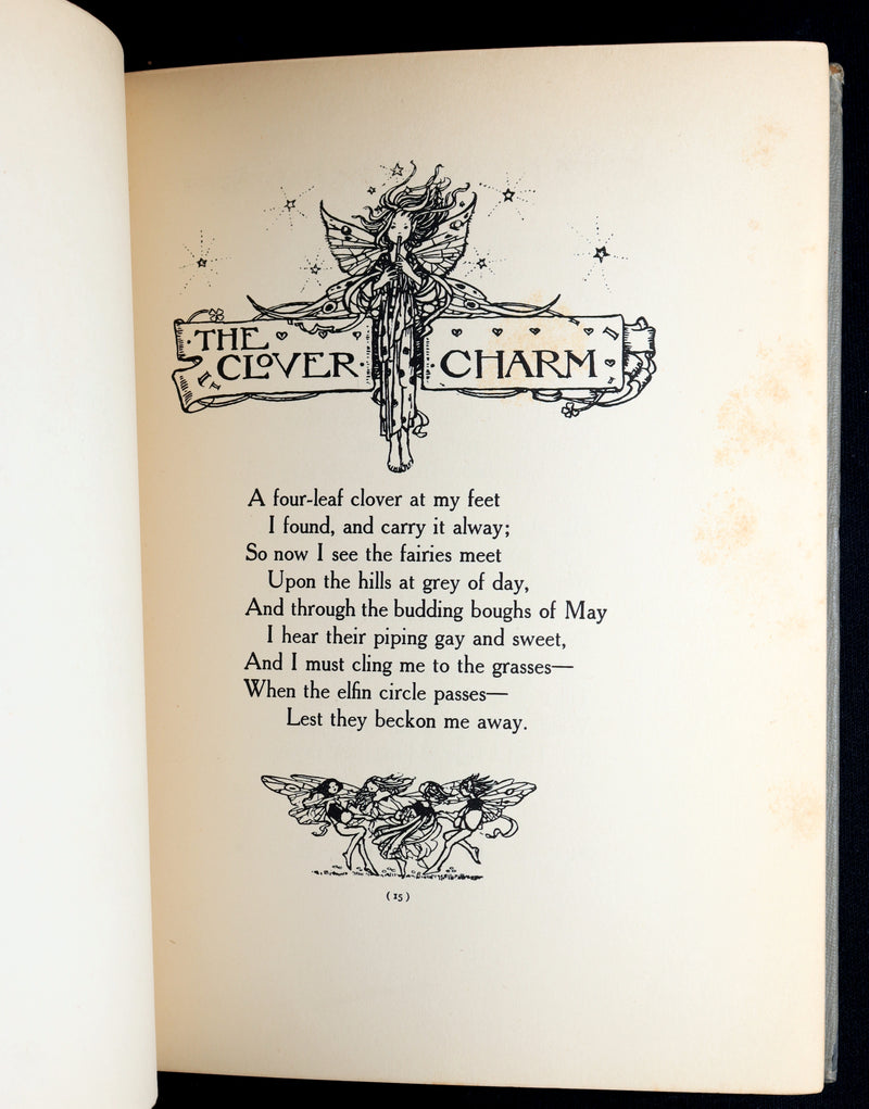 1912 Rare First Edition - Elfin Song, Verse and Pictures by Florence Harrison