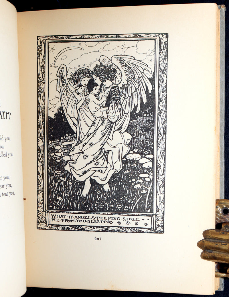 1912 Rare First Edition - Elfin Song, Verse and Pictures by Florence Harrison