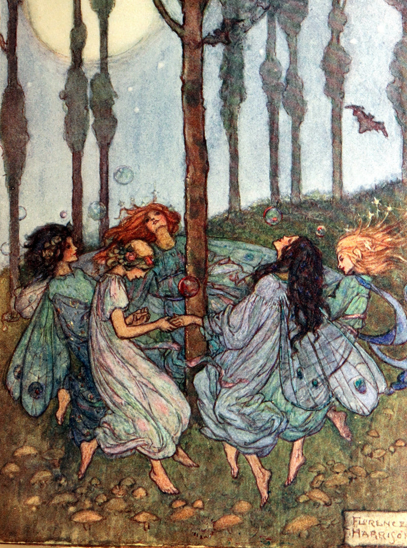 1912 Rare First Edition - Elfin Song, Verse and Pictures by Florence Harrison