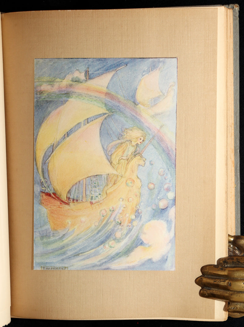 1912 Rare First Edition - Elfin Song, Verse and Pictures by Florence Harrison