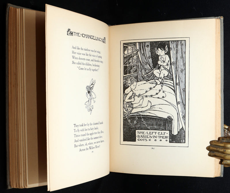 1912 Rare First Edition - Elfin Song, Verse and Pictures by Florence Harrison