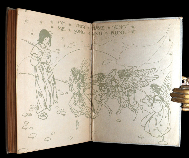 1912 Rare First Edition - Elfin Song, Verse and Pictures by Florence Harrison