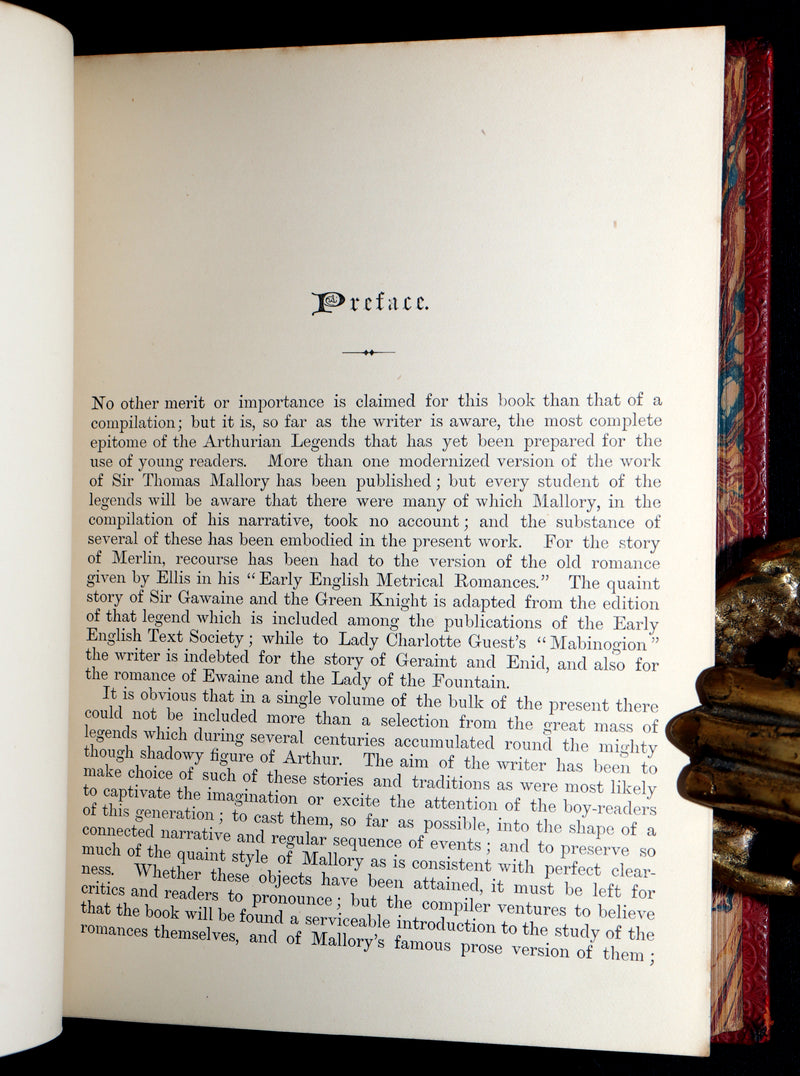 1898 Rare Book - Stories of the Days of King Arthur illustrated by Gustave Dore
