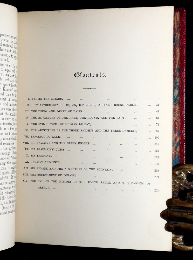 1898 Rare Book - Stories of the Days of King Arthur illustrated by Gustave Dore