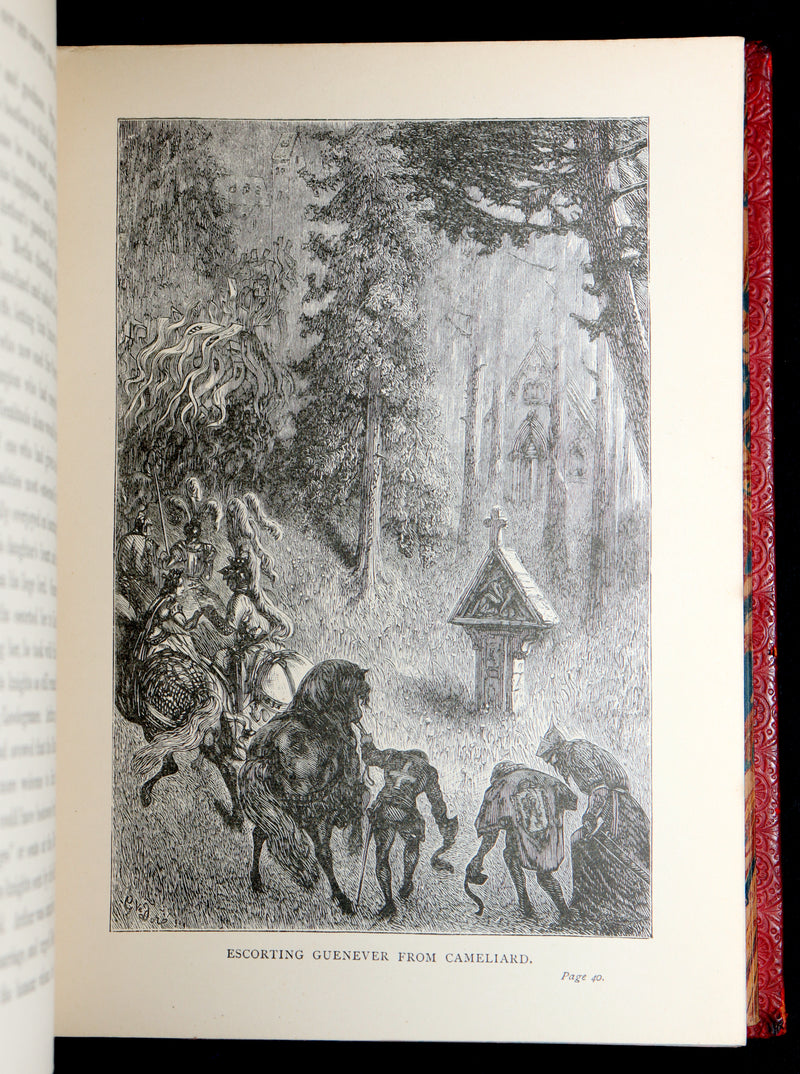 1898 Rare Book - Stories of the Days of King Arthur illustrated by Gustave Dore
