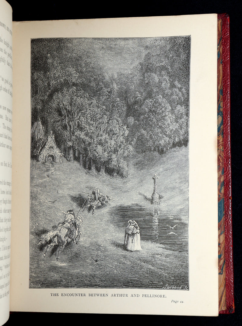 1898 Rare Book - Stories of the Days of King Arthur illustrated by Gustave Dore