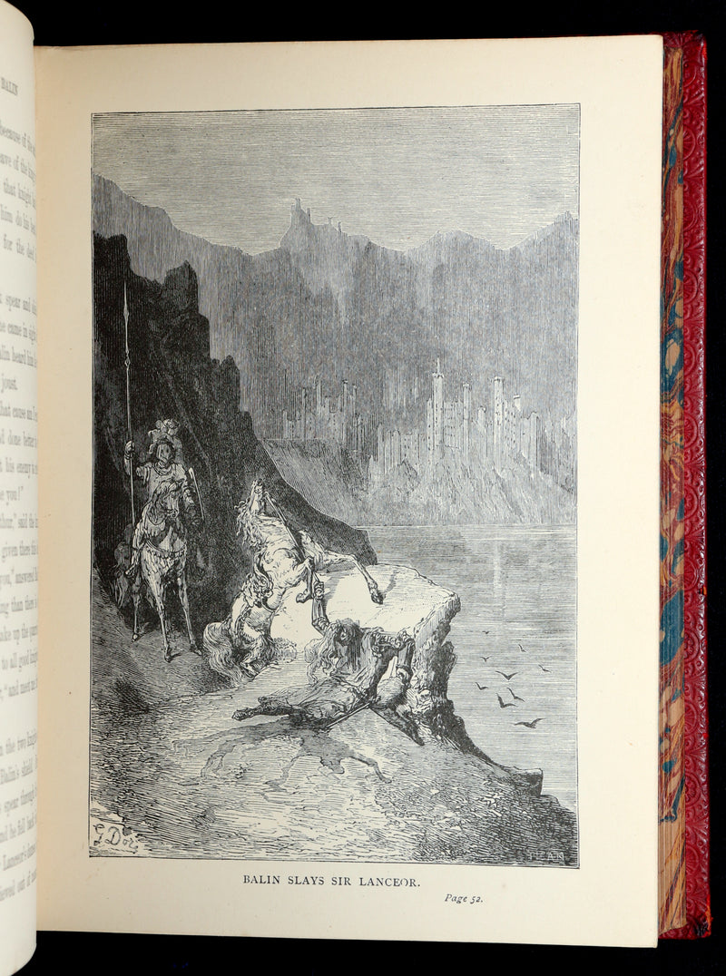 1898 Rare Book - Stories of the Days of King Arthur illustrated by Gustave Dore