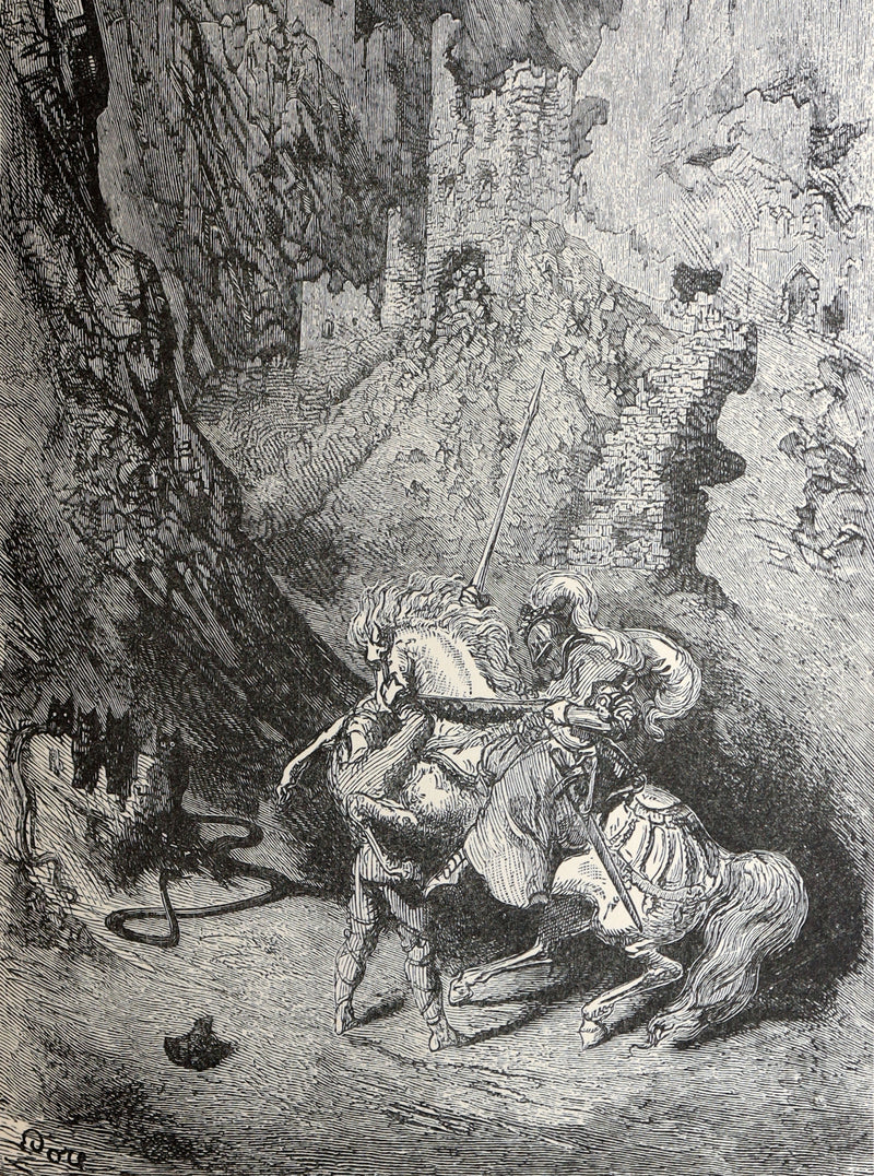 1898 Rare Book - Stories of the Days of King Arthur illustrated by Gustave Dore