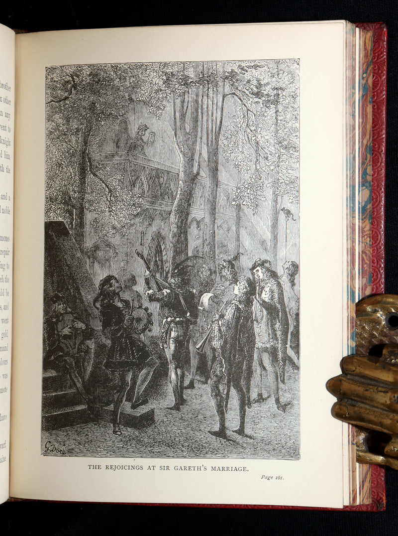 1898 Rare Book - Stories of the Days of King Arthur illustrated by Gustave Dore