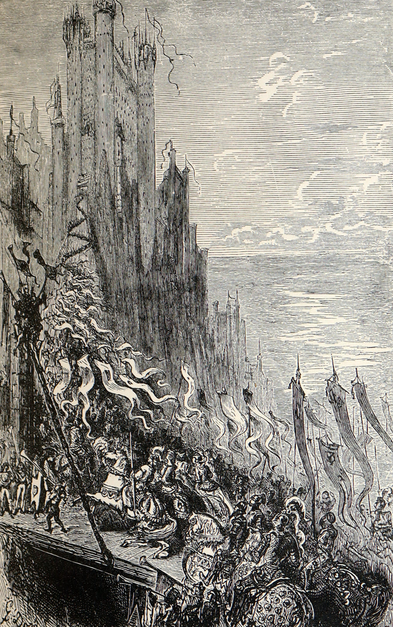 1898 Rare Book - Stories of the Days of King Arthur illustrated by Gustave Dore