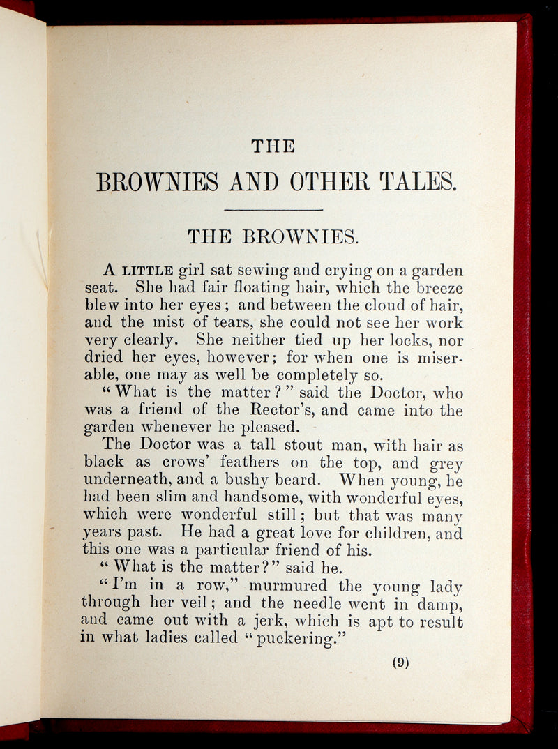 1895 Rare Book - The Brownies and Other Tales by Juliana Horatio Ewing