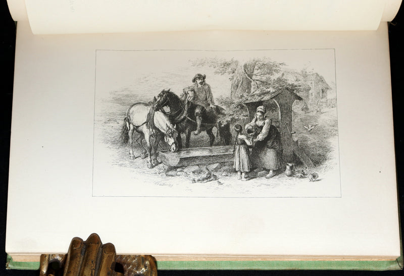 1893 Rare Book - Evangeline, A Tale of Acadie illustrated by F O C Darley