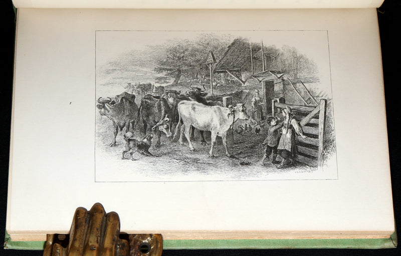 1893 Rare Book - Evangeline, A Tale of Acadie illustrated by F O C Darley