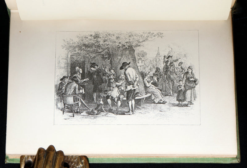 1893 Rare Book - Evangeline, A Tale of Acadie illustrated by F O C Darley