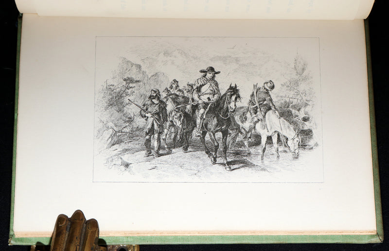 1893 Rare Book - Evangeline, A Tale of Acadie illustrated by F O C Darley