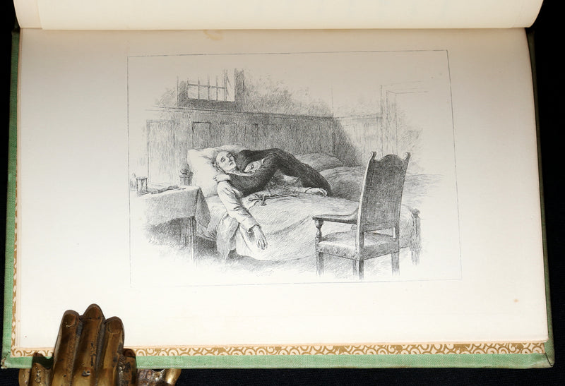 1893 Rare Book - Evangeline, A Tale of Acadie illustrated by F O C Darley