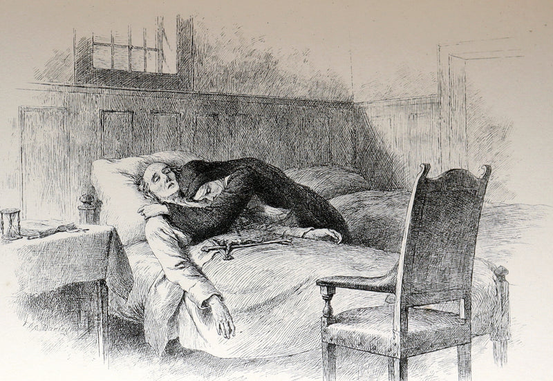 1893 Rare Book - Evangeline, A Tale of Acadie illustrated by F O C Darley