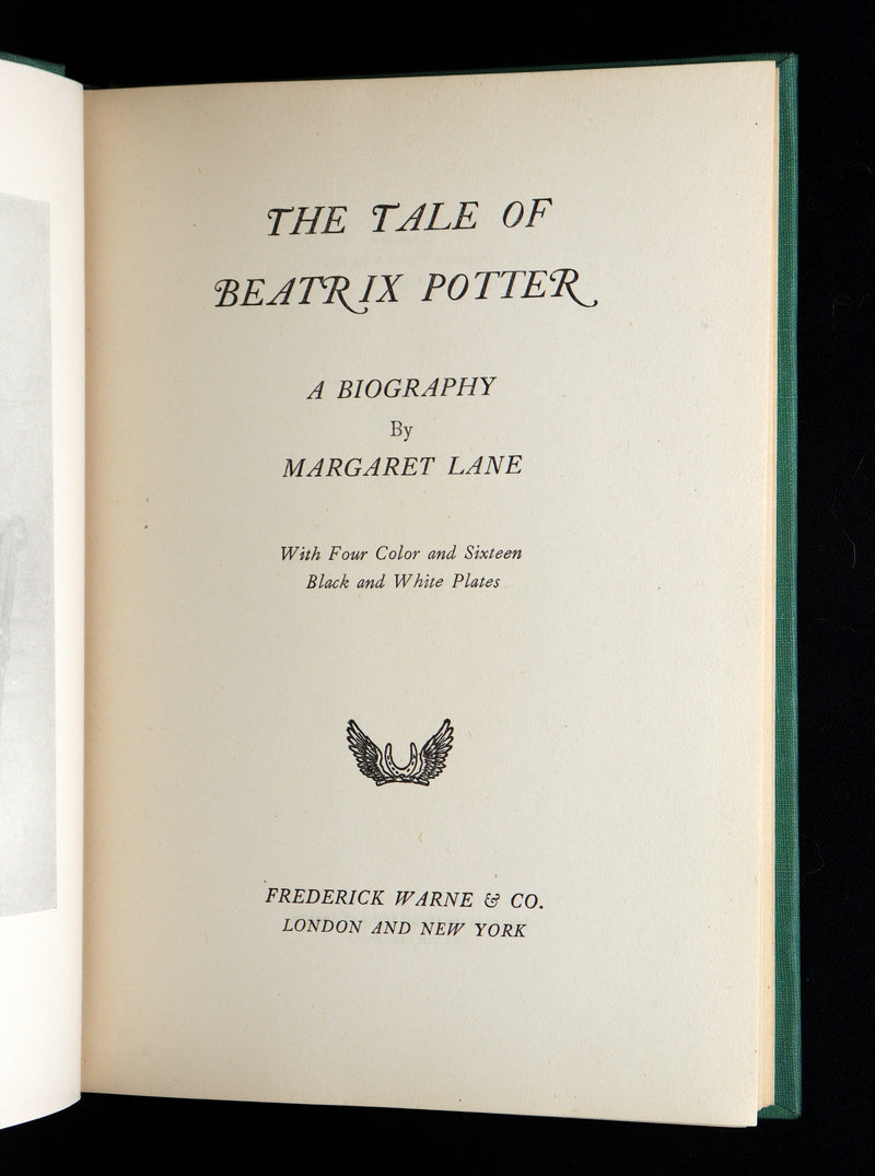 1946 Rare First Edition - The Tale of Beatrix Potter by Margaret Lane
