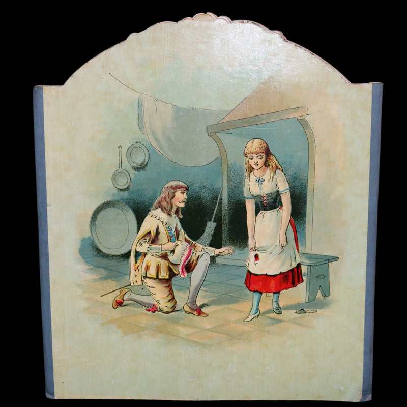 1891 Scarce Victorian Book - Cinderella, Theater Pantomime toy Book by McLoughlin.