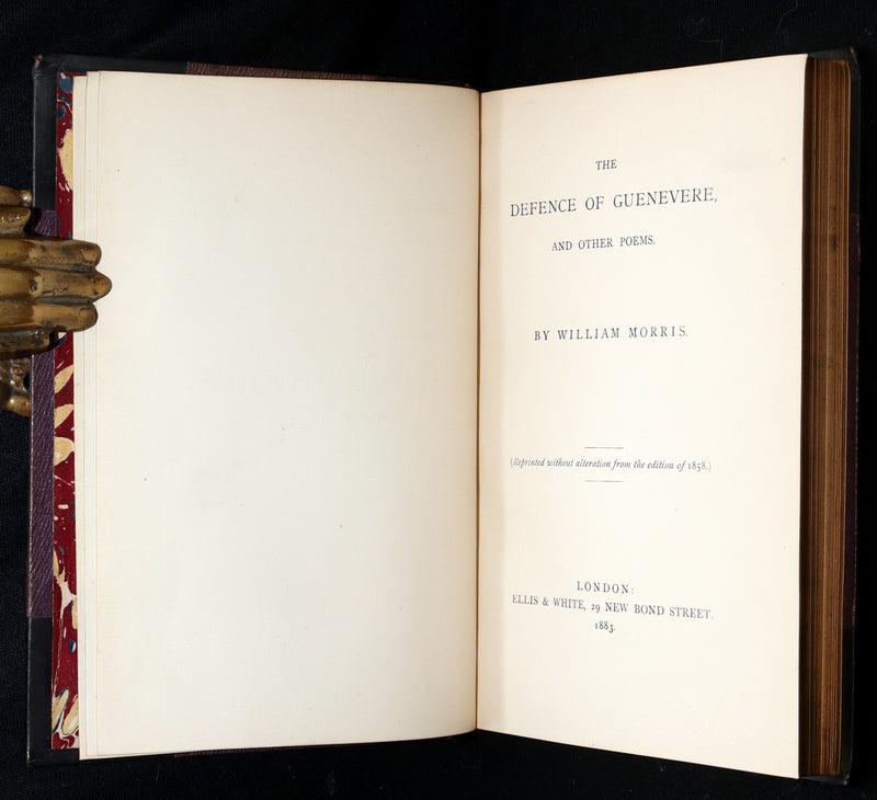 1883 Rare Book - The Defence of Guenevere, King Arthur by William Morris