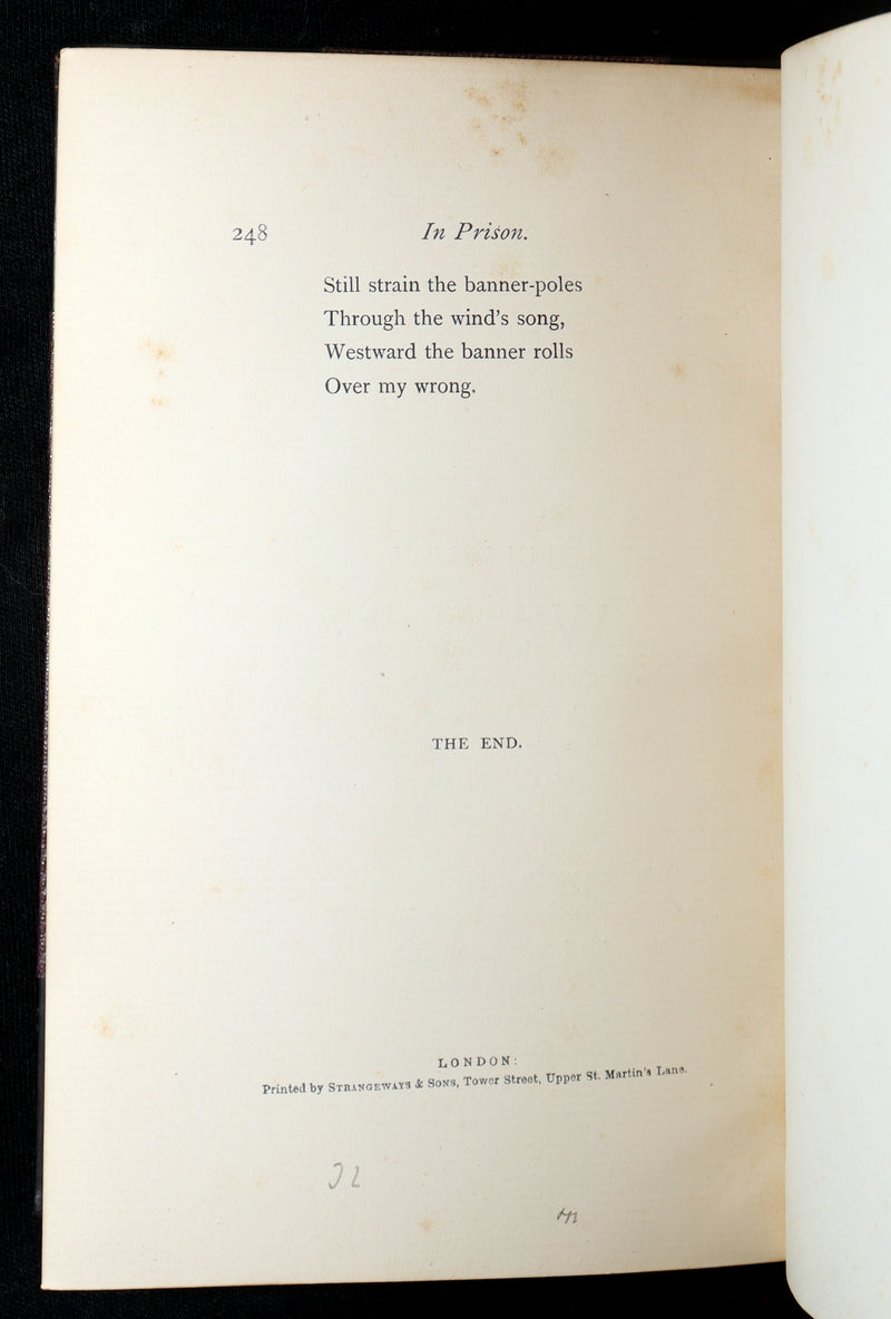1883 Rare Book - The Defence of Guenevere, King Arthur by William Morris