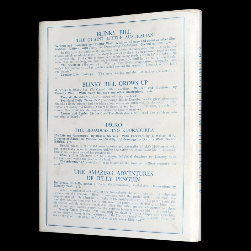 1934 First Edition- A Bunch of Wild Flowers illustrated by Ida Rentoul Outhwaite