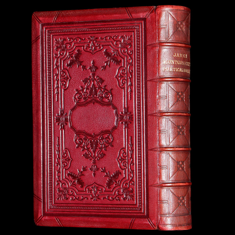 1860 Rare Book- The Poetical Works of James Montgomery of Sheffield, illustrated
