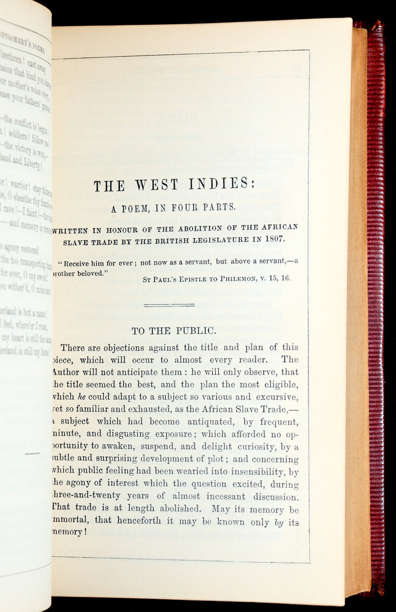 1860 Rare Book- The Poetical Works of James Montgomery of Sheffield, illustrated