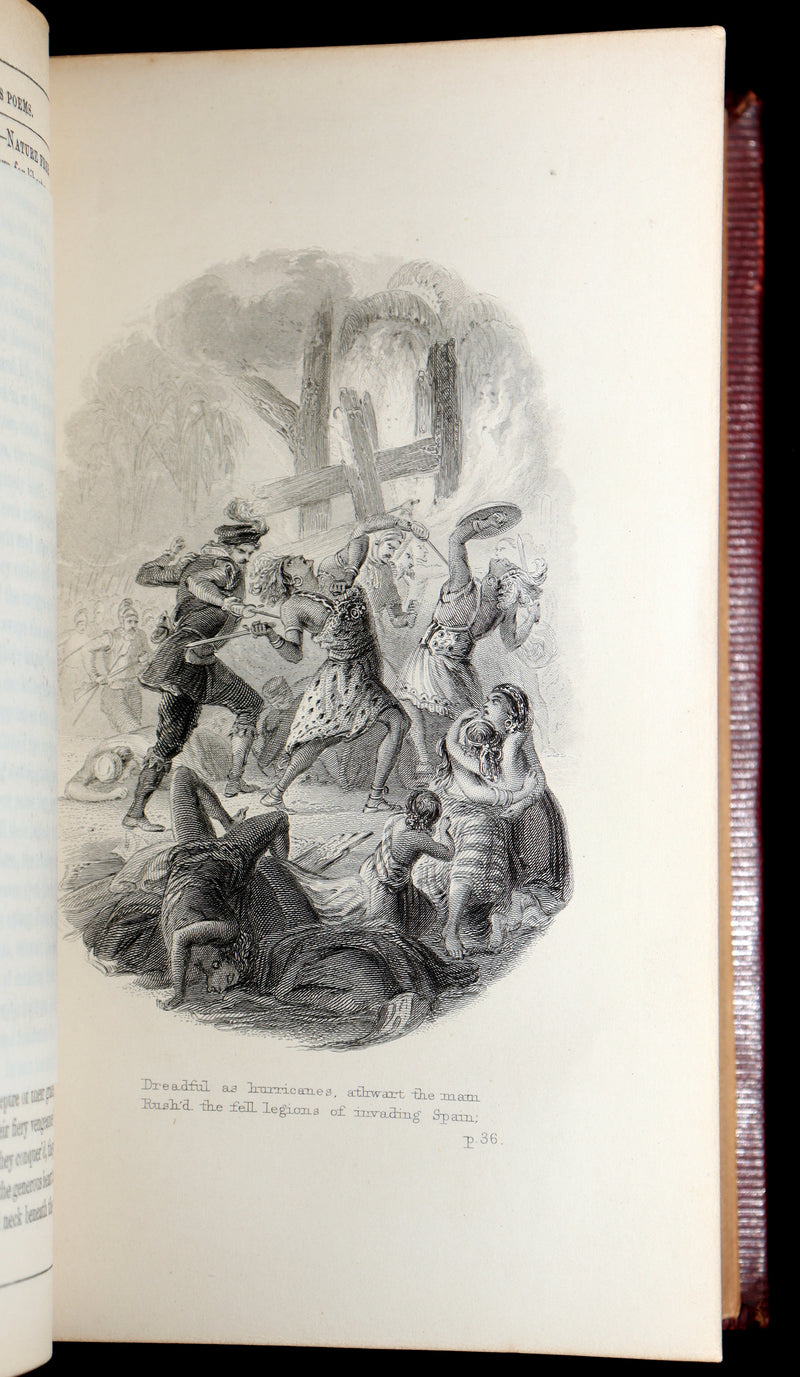 1860 Rare Book- The Poetical Works of James Montgomery of Sheffield, illustrated