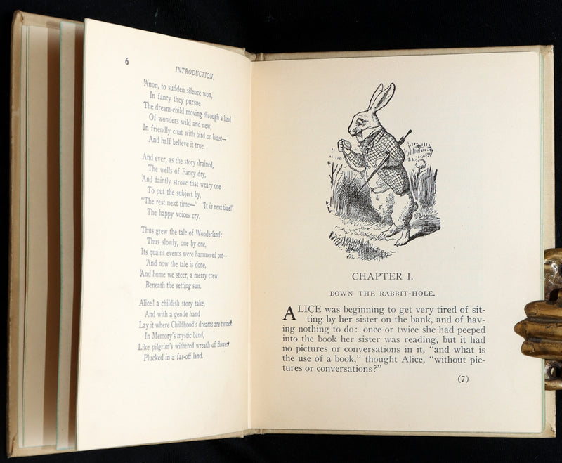 1897 Rare Book - Alice's Adventures in Wonderland by Lewis Carroll