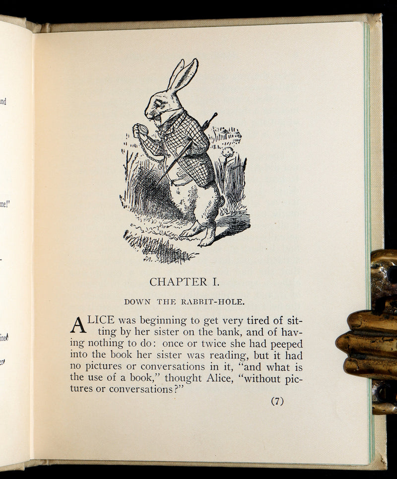 1897 Rare Book - Alice's Adventures in Wonderland by Lewis Carroll