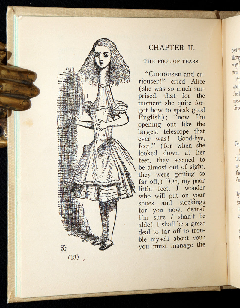 1897 Rare Book - Alice's Adventures in Wonderland by Lewis Carroll